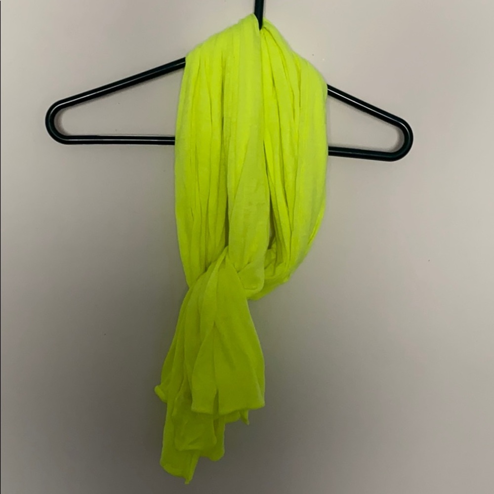 Neon Yellow Echo scarf